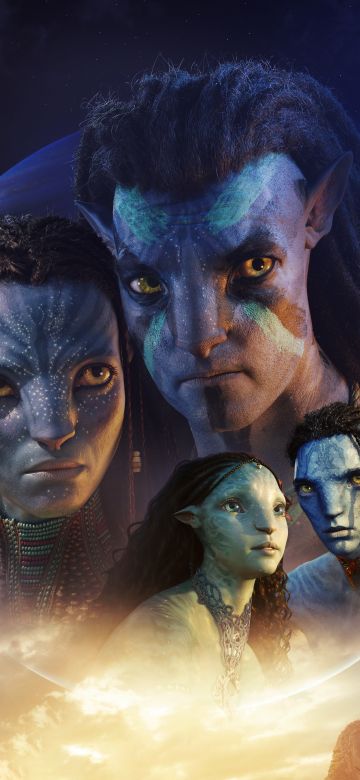 Avatar: The Way of Water, 8K, Avatar 2, 2022 Movies, Sam Worthington as Jake Sully, Zoe Saldana as Neytiri