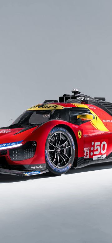 Ferrari 499P, Le Mans Hypercar, Prototype, 2023 World Endurance Championship, 5K, 8K