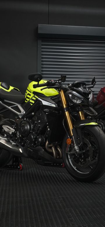 Triumph Street Triple 765 Moto2 Edition, Triumph Street Triple RS, 2022, Dark background