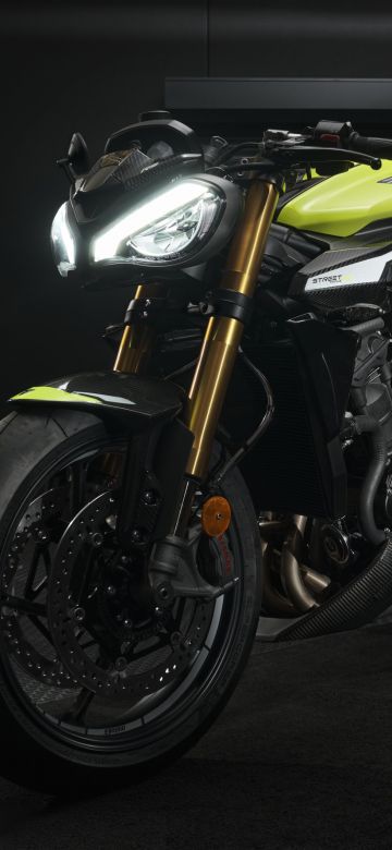 Triumph Street Triple 765 Moto2 Edition, 2022, Dark background