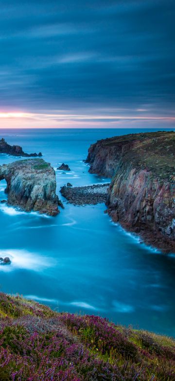 Celtic Sea, Atlantic Ocean, Southern coast, Ireland, Northwestern Europe, Scenery, 5K