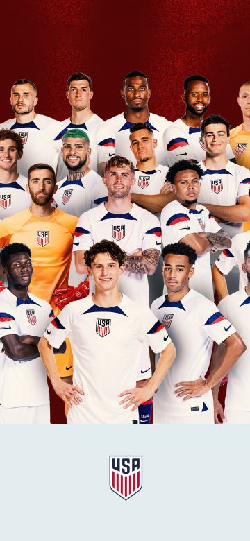 USMNT World Cup 2022 roster, 2022 USMNT World Cup squad, USA 2022 World Cup roster, Brenden Aaronson, Kellyn Acosta, Tyler Adams, Cameron Carter-Vickers, Luca de la Torre, Sergiño Dest, Jesús Ferreira, Ethan Horvath, Sean Johnson, Aaron Long, Weston McKennie, Shaq Moore, Jordan Morris, Yunus Musah, Christian Pulisic, Tim Ream, Giovanni Gio Reyna, Antonee Robinson, Cristian Roldan, Josh Sargent, Joe Scally, Matt Turner, Timothy Weah, Haji Wright, DeAndre Yedlin, Walker Zimmerman, 2022 American World Cup Team, Soccer, Qatar 2022