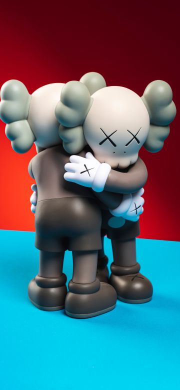 Kaws Companion, Kaws hugging, Vinyl figure, 5K, KAWS Together