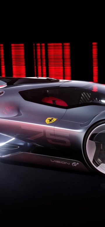 Ferrari Vision Gran Turismo, Concept cars, Hybrid race cars, Gran Turismo 7, 5K, 8K, 10K