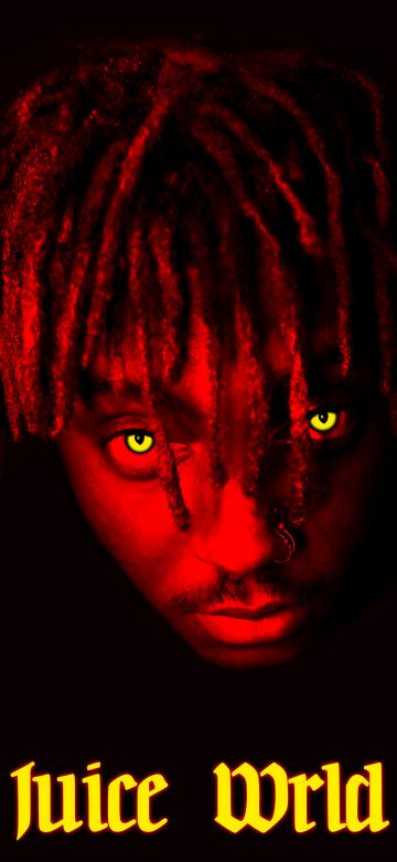 Juice Wrld, Black background, American rapper, American singer, 5K, 8K