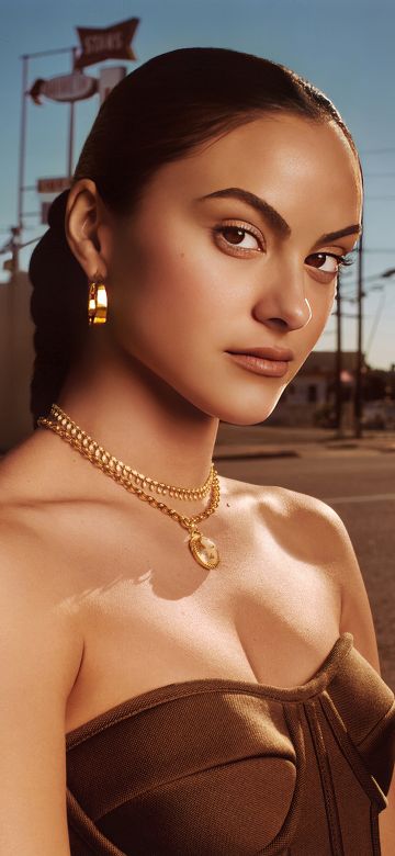 Camila Mendes, Closeup, American actress, Beautiful actress, Portrait