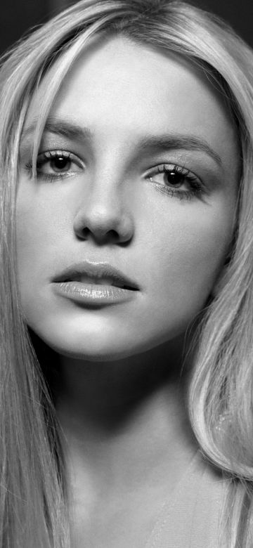 Britney Spears, Monochrome, American singer, Pop singer, Black and White