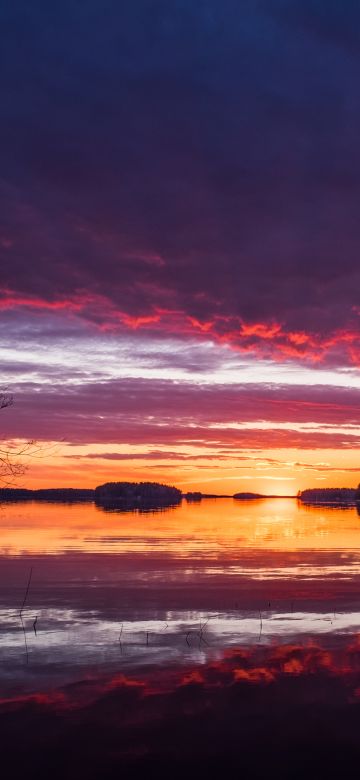 Kallavesi lake, Sunset, Finland, Kuopio, Scenic, Aesthetic, 5K