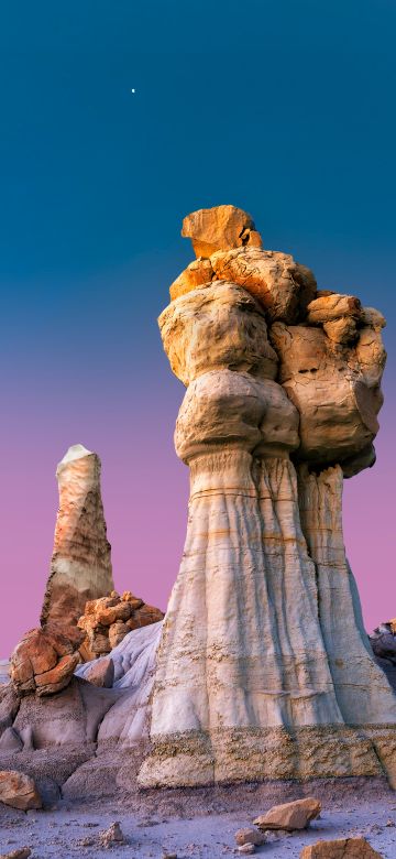 Badlands, Rocks, Landscape, New Mexico, 5K