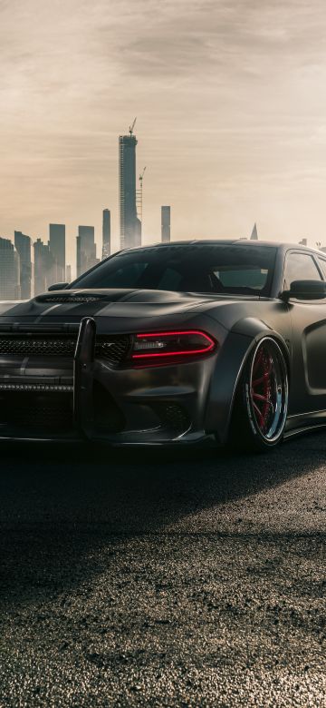 Dodge Charger Hellcat, 5K, Performance Sedan, 8K