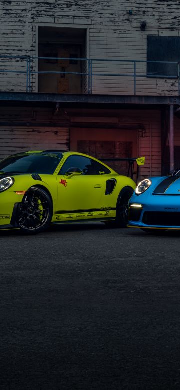 Porsche 911 GT2 RS, Porsche 911 GT3 RS, 5K, 8K