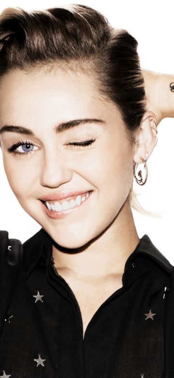 Miley Cyrus, 5K, American singer, White background