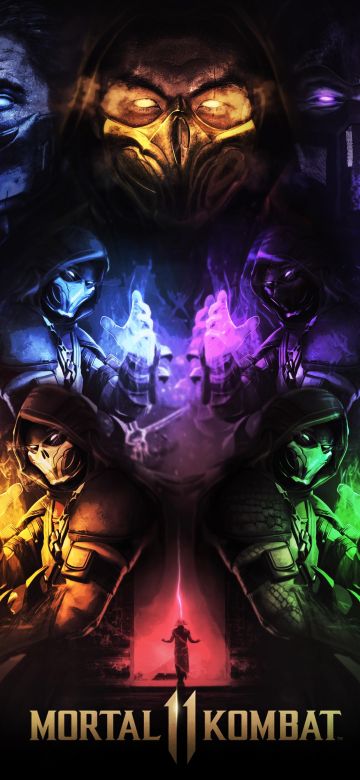 Mortal Kombat 11, Artwork, Scorpion, Sub-Zero