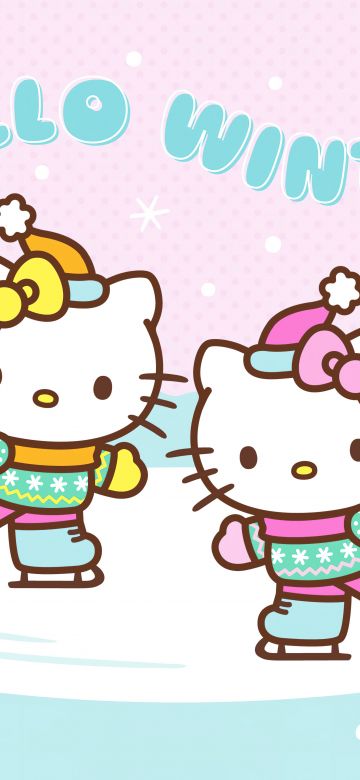 Hello winter, Hello Kitty background, Cute hello kitties, Sanrio