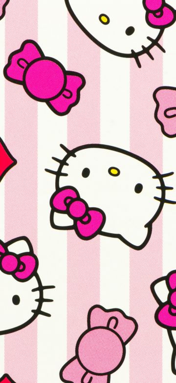 Hello Kitty background, Pink background, Hello kitties