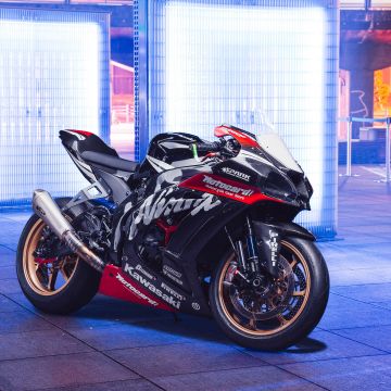 Kawasaki Ninja ZX-10R, Sports bikes, Neon light