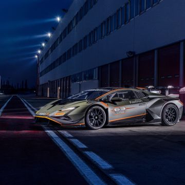Lamborghini Huracán Super Trofeo EVO2, Race cars, 5K, 8K
