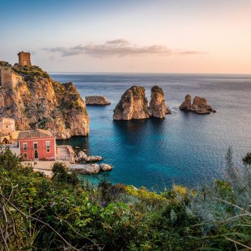 Tonnara di Scopello, Museum, Historical, Scopello beach, Seascape, Ancient, Rocks, Italy