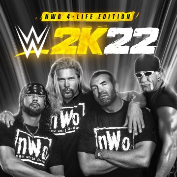 Hulk Hogan, Sean Waltman, X-Pac, Kevin Nash, Scott Hall, WWE 2K22, Monochrome, Black and White