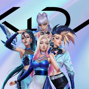 KDA, Akali, Ahri, Evelynn KDA, Kai'Sa, League of Legends, 5K, 8K, K-pop