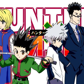 Hunter x Hunter, Kurapika, Gon Freecss, Killua Zoldyck, Leorio