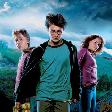 Harry Potter and the Prisoner of Azkaban, Daniel Radcliffe as Harry Potter, Emma Watson as Hermione Granger, Ron Weasley