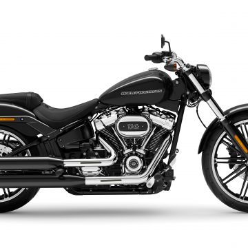 Harley-Davidson Breakout FXBR, Cruiser motorcycle, 5K, 8K, 2023, White background