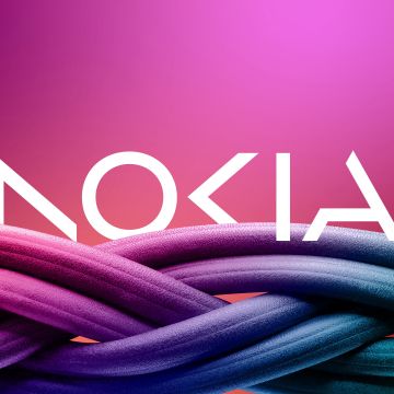 Nokia, Logo, Pink background