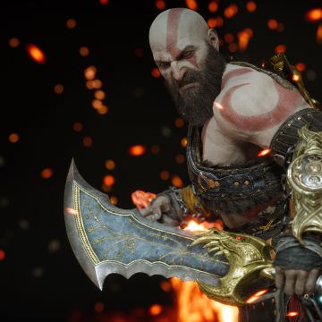 Blades of Chaos, Armor, Kratos, God of War Ragnarök