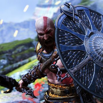 God of War, Ultrawide, Kratos, PC Games, Guardian Shield, 5K, 8K