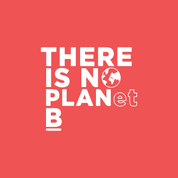 There Is No Planet B, Valentine Red, Red background, 5K, 8K
