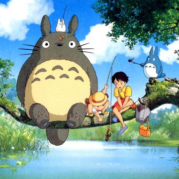 My Neighbor Totoro, Satsuki, Mei, Tonari no Totoro, Animation movies, Totoro, 5K, Studio Ghibli