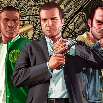 Grand Theft Auto V, Michael De Santa, Townley, Franklin Clinton, Trevor Philips, GTA 5