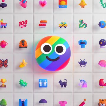 Emoji, Colorful background, Multicolor, Cute smiley, Emoticons