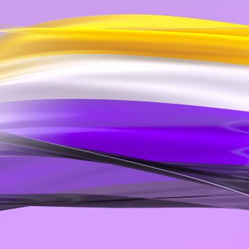 LGBTQ, Flag, Microsoft Pride, Purple background, Purple aesthetic