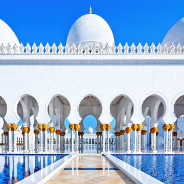 Sheikh Zayed Grand Mosque, Abu Dhabi, United Arab Emirates, UAE, Islamic, Spiritual