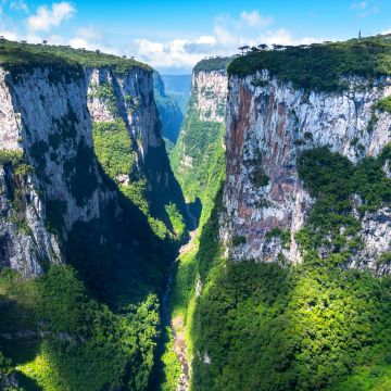 Aparados da Serra National Park, Brazil, Canyons, Scenic, 5K