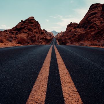 Valley of Fire State Park, Road, Tarmac, Highway, Nevada, Western