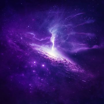 Universe, Spiral, Nebula, Galaxy, Purple, Outer space, Infinity