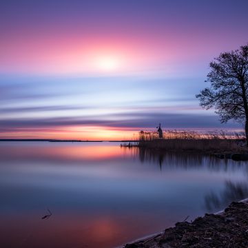 Roxen Lake, Sweden, Sunrise, Morning, Landscape, Outdoor, 5K