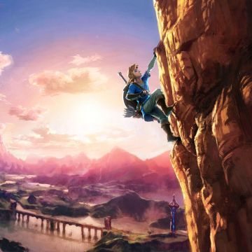 Link, The Legend of Zelda: Breath of the Wild, Nintendo Switch, Hyrule, 5K, 8K