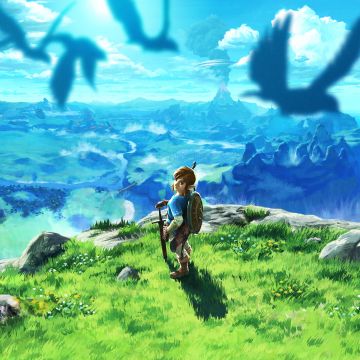 Link, Hyrule, The Legend of Zelda: Breath of the Wild, Nintendo Switch