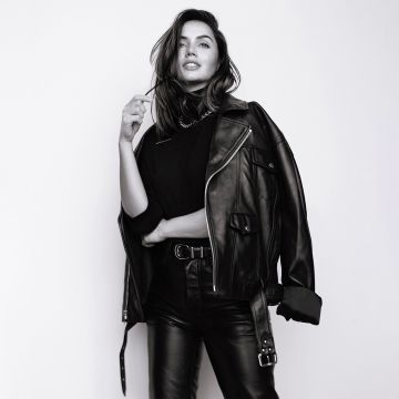 Ana de Armas, Monochrome, 5K, Black and White