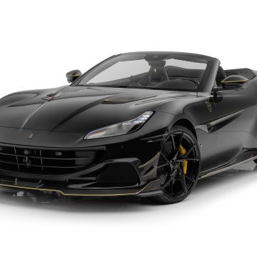 Ferrari Portofino M, Mansory, 2023, 5K, 8K, Black cars