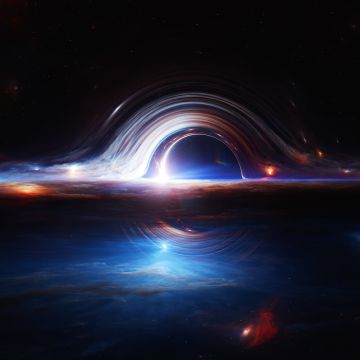 Gargantua black hole, Deep space, Interstellar