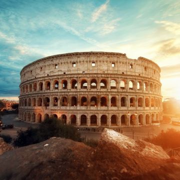 Colosseum, Amphitheater, Historical structure, Rome, Ancient architecture, Italy