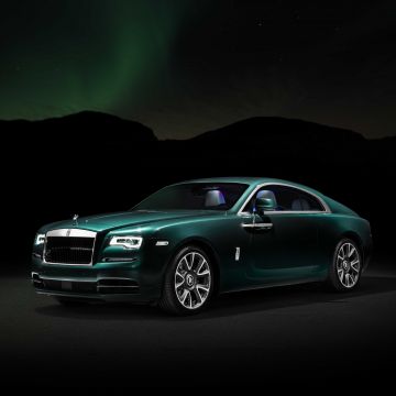 Rolls-Royce Wraith Aurora Borealis, 8K, 2023, 5K