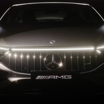 Mercedes-AMG EQS, Electric Sedan, Luxury Sedan, 5K, 8K
