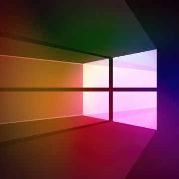 Windows 10, Colorful background, 5K
