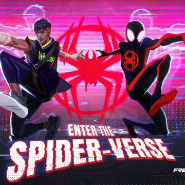 Spider-Man: Across the Spider-Verse, Garena Free Fire, 5K, Spiderman